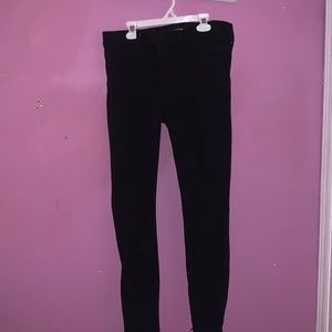 Express Black MidRise Jeggings / Jeans Size 6 Shrt